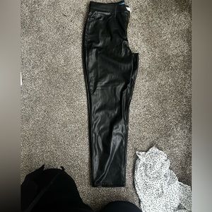 Old Navy Leather Pants - New with tags
